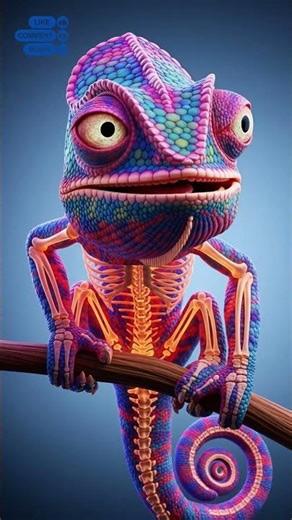 How Do Chameleons Change Color? #Chameleon #AnimalFacts #ScienceFacts #facts #didyouknow #animals