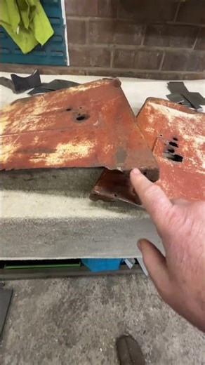 David Brown 990 selectamatic bonnet repairs #tractorrestoration #davidbrown #vintagemachinery