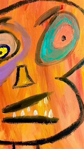 Abstract figurative as I recover from knee surgery #abstractart #abstractfigurative #art #acylic