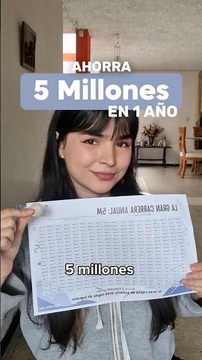 Ahorra 5 Millones en 1 año! Es la plantilla más pedida en 2026 por lo fácil que es lograrlo #ahorro