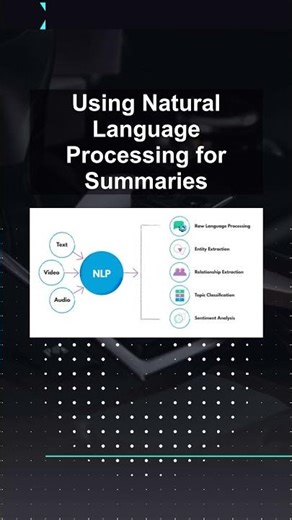 Using Natural Language Processing for Summaries #ai #artificialintelligence #machinelearning Using