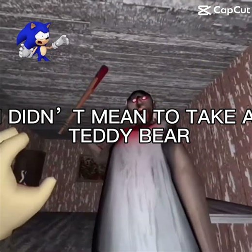 POV: when sonic gets scared of playing granny #sonicthehedgehog #grannyroblox