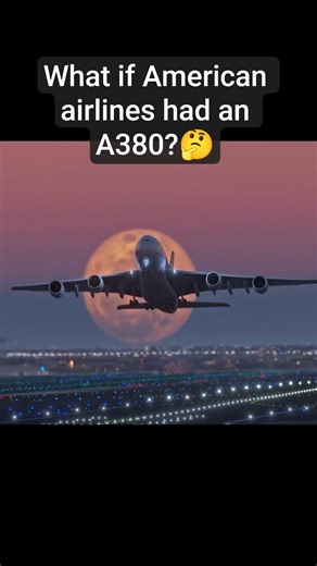 American Airlines A380 Taking Off from Dubai 🤯✈️ | What If Departure #shorts
