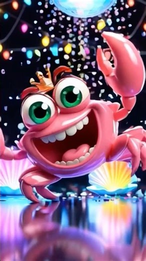 “Underwater Party Gone Wrong! 🦀💥 | Funny Crab Animation#3danimation #tags