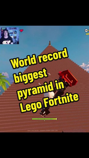 Building the World Record Breaking Pyramid in Lego Fortnite