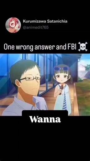 Kurumizawa satanichia McDowell on Instagram: "Bro don't want to end up Epstein files ☠️👀 Anime name : Watari-kun's ****** Is About to Collapse Story : Naoto Watari, a stoic high schooler focused on caring for his younger sister, Suzu, after their parents' death; his meticulously ordered life is upended when his chaotic childhood friend, Satsuki Tachibana, suddenly transfers to his school, bringing dark memories and unresolved trauma from a past incident, forcing Naoto to confront buried pain as