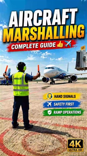 Watch This Perfect Aircraft Marshalling! Apron Entry | ‪@IndiGo6E‬