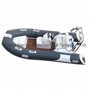 [Hot Item] 13FT 6 Persons Inflatable Rigid Boat Self Inflatable Boat
