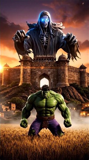 Hulk vs Bhoot-Final Battle | Indian Village Epic Action...Zaberdast.#shorts #shortsvideo #hulk