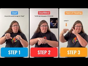 Tutorial: ASL Deaf Community Signs for Beginners | Easy-to-Memorize ASL