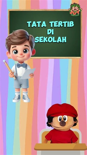 Belajar Tata Tertib di Sekolah dengan Joy | Video Anak PAUD