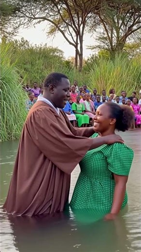 “When Baptism Doesn’t Go as Planned 😄🌊 Faith, Fun & Big Splash!”