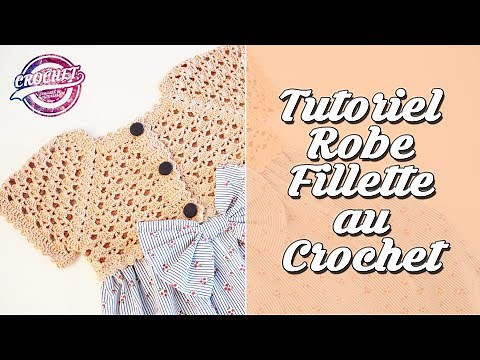 Crochet Little Girl Dress with Fabric Petticoat Tutorial