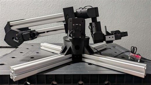 我制作了一个相对廉价的机械臂 | I built a relatively cheap robotic arm