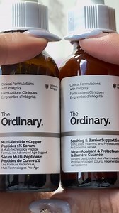 26K views · 152 reactions | Paolo cooked here 彩 勺 Soothing & Barrier Support Serum helps repair skin barrier, soothe discomfort, and reduce the look of redness.  Multi-Peptide + Copper Peptides 1% Serum target multiple signs of aging at once. | The Ordinary | Facebook