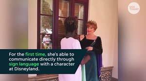 Dreams come true for Disney visitor when Frozen character uses ASL