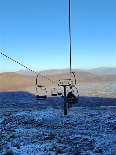What an experience this was on the Glencoe Mountain Resort chair lift. The winter frosting made it even more amazing! @Danielle Brown-Lee @A7H_VV #glencoe #chairliftview #travel #scotland #winter