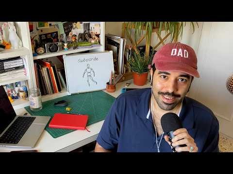 drawing figure studies (asmr)