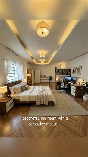 Creative Room Decoration with a Computer Mouse