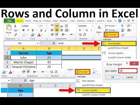 How to Make Column & Row Same Size at Once in Excel