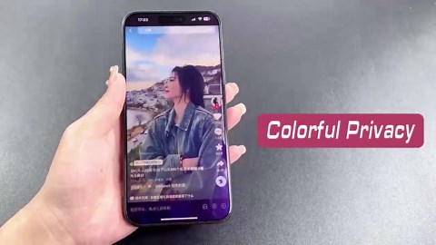 2 Pack Privacy Screen Protector for iPhone 15 Pro Tempered Glass 6.1inch Private Saver Anti-Spy Eye Protection Anti-Scratch Full Coverage