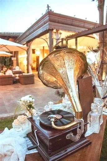 Handmade Style HMV Gramophone: Working Shellac Record Player, Rustic Hand Work Home Decor - Etsy