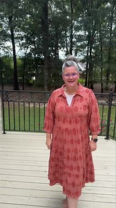 Fun Polka Dot Dress ~ Canyon Clay Solid dotted jacquard midi dress featuring a collar, v neck, half sleeve with elastic cuff Fabric - 65% Cotton, 35% Rayon Bust Measurements - Sm 38, Med 40, Lg 42" Available in Small, Medium, Large starting at 6️⃣4️⃣‼️ To order: Comment Sold, Size Or click here >> https://froufroucollection.com/products/fun-polka-dot-dress-canyon-clay Style #K7570CanyonClay | Frou Frou Collection