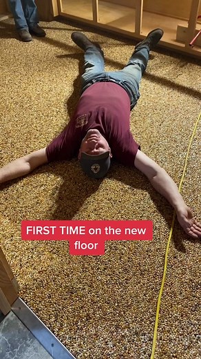 Exploring Nature Stone Flooring in a Barn Construction: Husband-Wife DIY Project