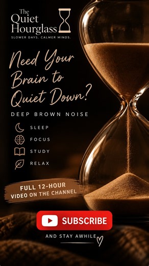 Need Your Brain to Quiet Down? | Deep Brown Noise