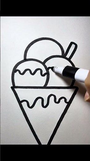 Kreative Eis-Ausmalbilder | Ausmalee