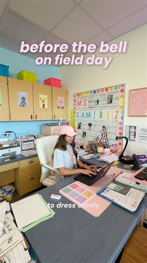 Before the bell on field day ✏️✨💗 #teachers #classroomteacher #teacherlife