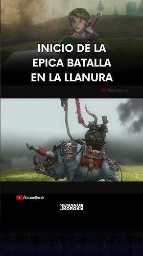 La batalla MÁS ÉPICA en la llanura de Hyrule 🐎⚔️ | Twilight Princess #shorts