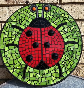 Ladybug Mosaic Garden Stone - Etsy