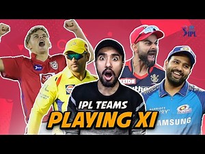 IPL AUCTION- FINAL PLAYING XI OF ALL 10 TEAMS 🔥