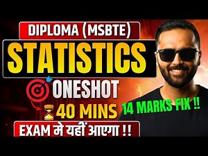 STATISTICS One Shot | 40 Mins में पूरा Chapter | 14 Marks FIX !! | Exam में यही आएगा | Pradeep Sir