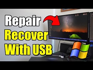 How to Repair or Enter Recovery Screen on Windows 11 PC with USB (Best Method)