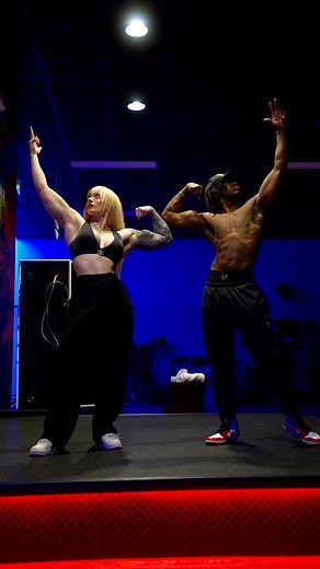 XINIA RAI on Instagram: "Who’s mogging us?👹 @kalebb_lifts #bodybuilding #pose #gym #fitness"