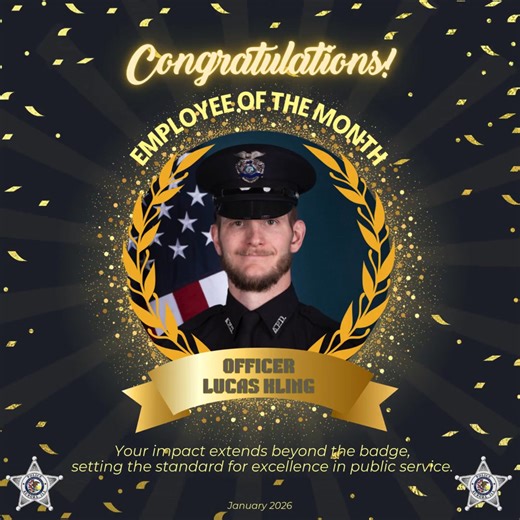 👏 Congratulations to Officer Lucas Kling on being named Aurora Police Department Employee of the Month for January 2026. Officer Kling was recognized for his proactive police work and keen observations during the response to a serious incident earlier this month. His quick actions, strong knowledge of the area, and commitment to victim safety played an important role in advancing the investigation and holding an offender accountable. This recognition reflects the dedication our officers bring t