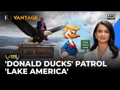 Trump's 'Donald Ducks' At 'Lake America' Mocks Canada & Carney? Internet Agrees | Vantage | 4K