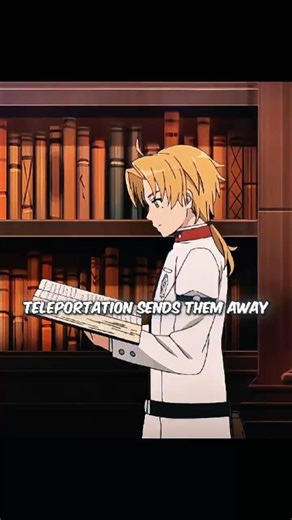 Rudy Investigating Teleportation Magic! #anime #mushokutensei #shorts