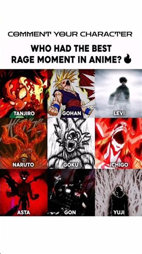 who had the best Range moment in Anime /Comment your character