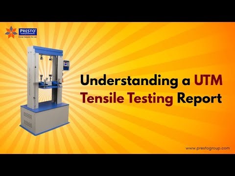 Understanding a UTM Tensile Testing Report | Stress-Strain Curve Explained #prestostantest