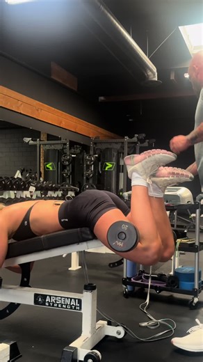 Try this BB Reverse Hyper This is a great alternative if your gym does not have a reverse hyper machine or if the smith machine doesn’t set up well for Froggies Tempo and concentration on the movement is going to be key. As you can see when she got fast she lost her balance and stability in the movement then we slowed her down and she gained back control Tempo is going to be key to this movement