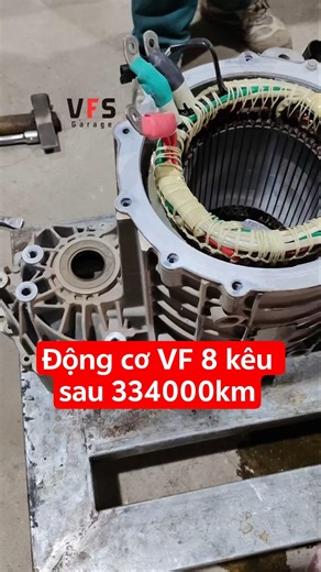 The VF 8 engine is making a whining sound after 334,000 km. #vf8enginerepair #vinfastrepair #Vinf...