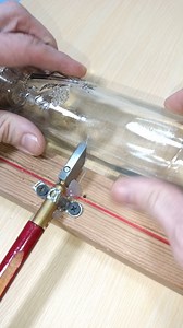 A Great Life Hack from Veteran Craftsman! How to easily and safely cut a glass bottle #diy #tips #tricks #diycrafts #lifehacks | Simple Creative