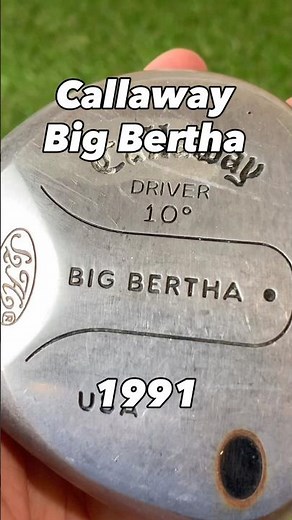 Callaway Big Bertha Driver 1991. The OG of modern golf #golf #golfer #golfclub