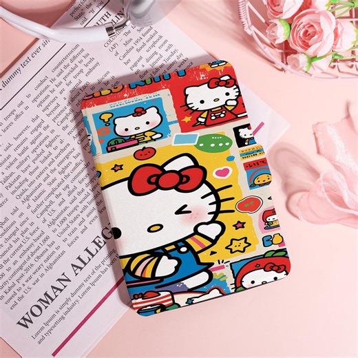 Customize Hello Kitty Collage Kindle Case, Kindle Paperwhite Case, Personalization Kobo Case, Kindle11/12th, E-reader Case, Gift for Her - Etsy