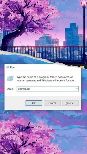 How to Access the Windows Uninstall Programs Page Quickly