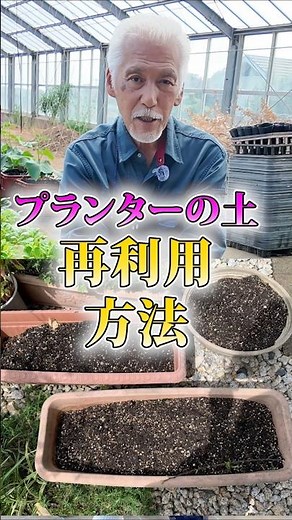 プランターの土の再利用方法
