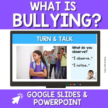 What is Bullying? Slides | PowerPoint & Google Slides SEL Lesson for Elementary